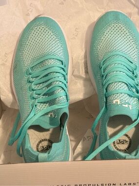 APL Women’s Knit Sneakers in Aqua